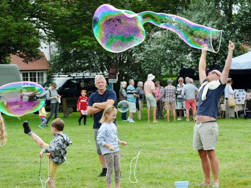 Fun with bubbles for the young and young at heart