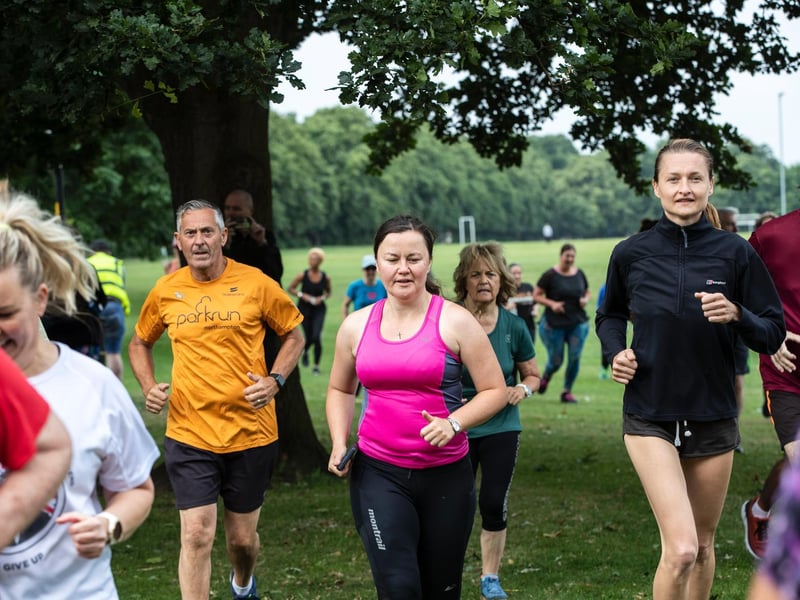 parkrun returned to The Racecourse in Northampton on Saturday (July 24). Photo: Kirsty Edmonds.