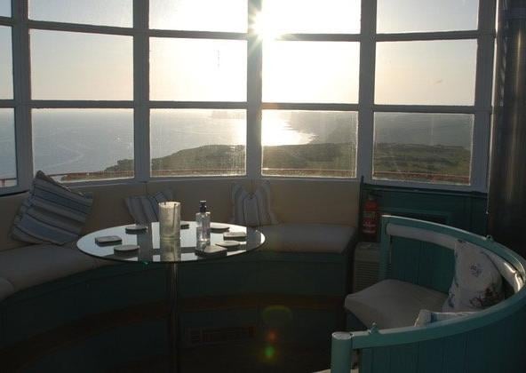 View from Belle Tout lighthouse, Beachy Head, Eeastbourne, by Bob Newton. SUS-210726-113915001