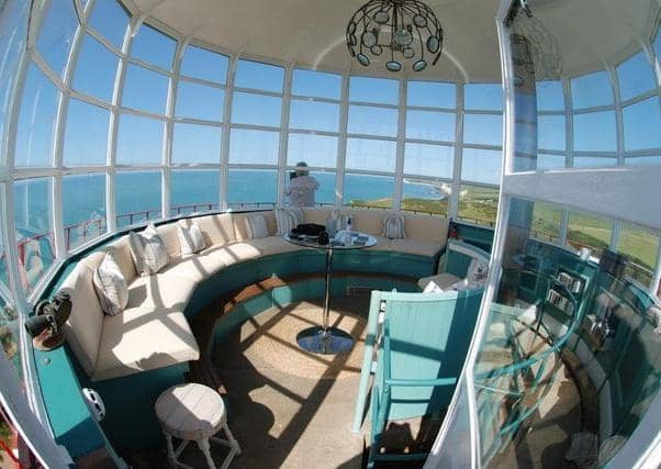 Belle Tout lighthouse, Beachy Head, Eeastbourne, by Bob Newton. SUS-210726-114110001