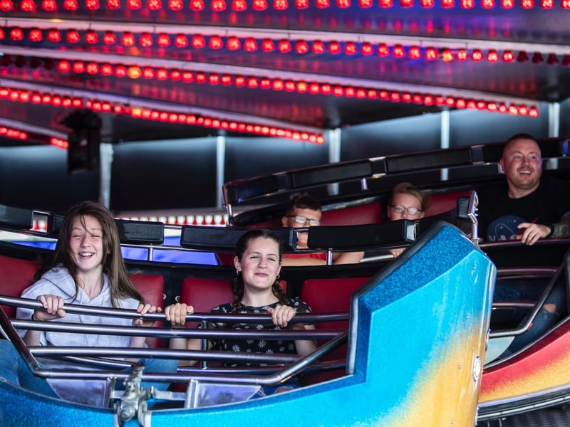 Sixfields Funfair on Saturday (July 24). Photo: Kirsty Edmonds