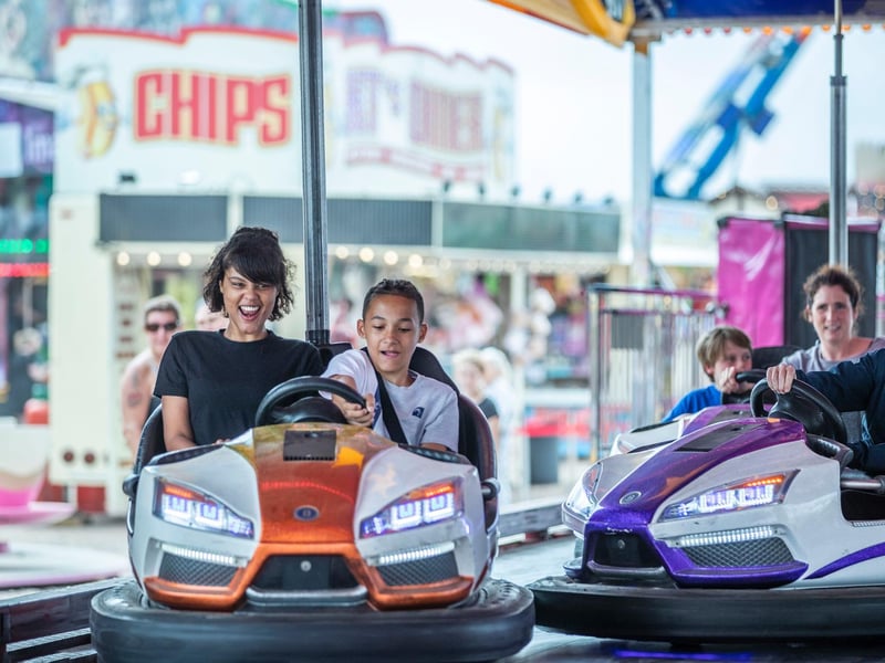 Sixfields Funfair on Saturday (July 24). Photo: Kirsty Edmonds