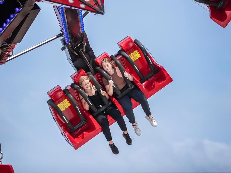 Sixfields Funfair on Saturday (July 24). Photo: Kirsty Edmonds