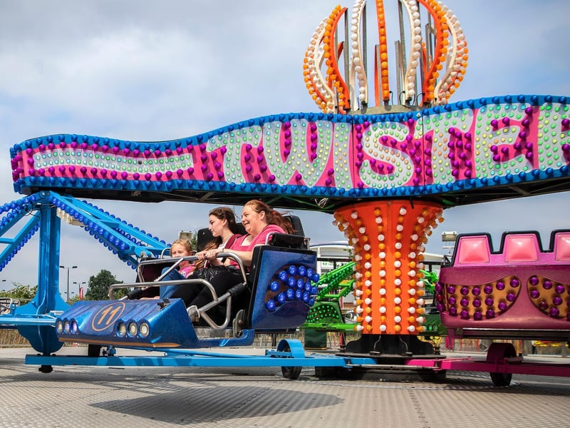 Sixfields Funfair on Saturday (July 24). Photo: Kirsty Edmonds