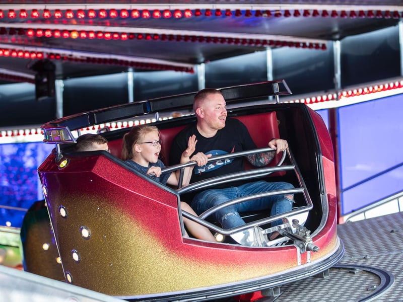 Sixfields Funfair on Saturday (July 24). Photo: Kirsty Edmonds