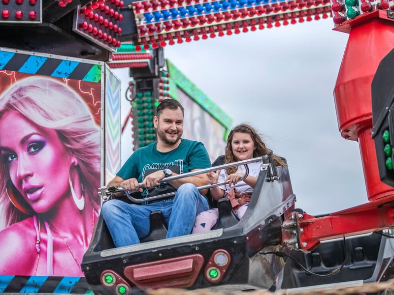 Sixfields Funfair on Saturday (July 24). Photo: Kirsty Edmonds
