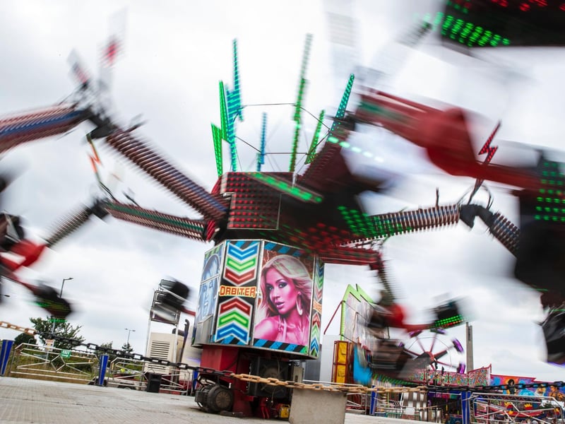 Sixfields Funfair on Saturday (July 24). Photo: Kirsty Edmonds