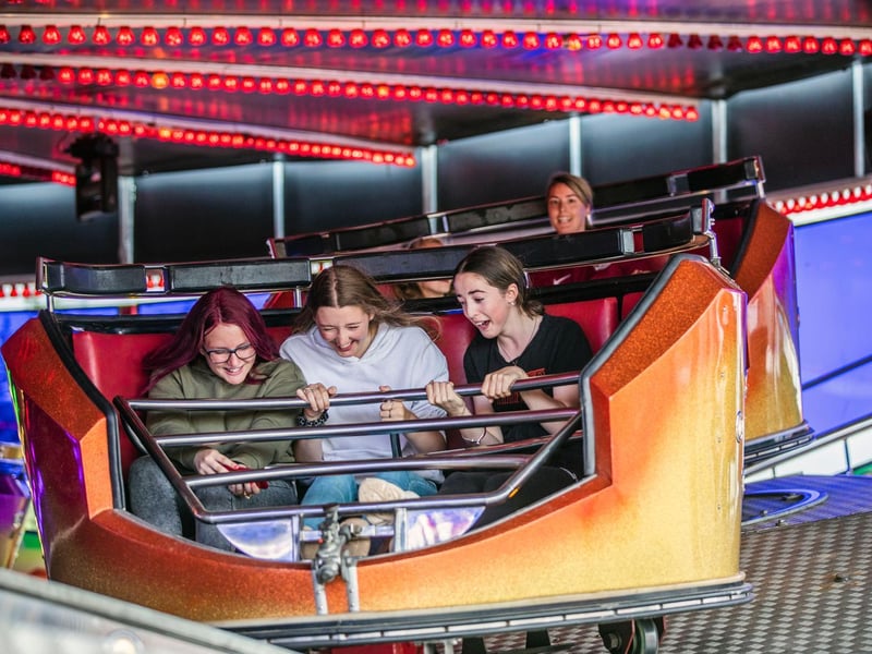 Sixfields Funfair on Saturday (July 24). Photo: Kirsty Edmonds