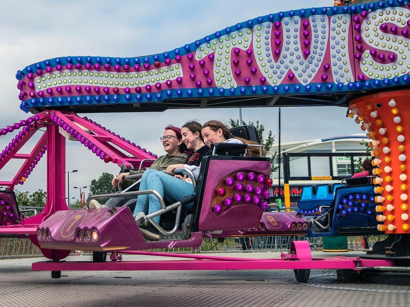 Sixfields Funfair on Saturday (July 24). Photo: Kirsty Edmonds