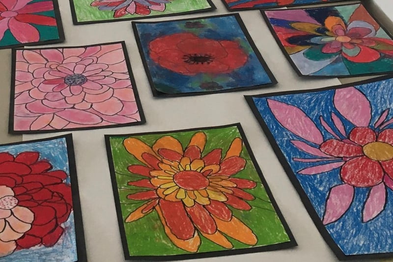 Art done by the children of Northchapel Primary School