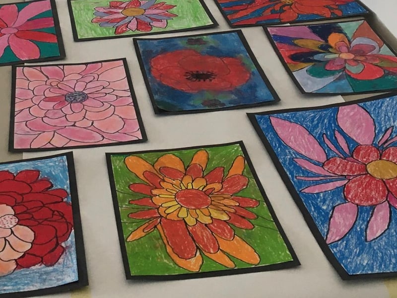 Art done by the children of Northchapel Primary School