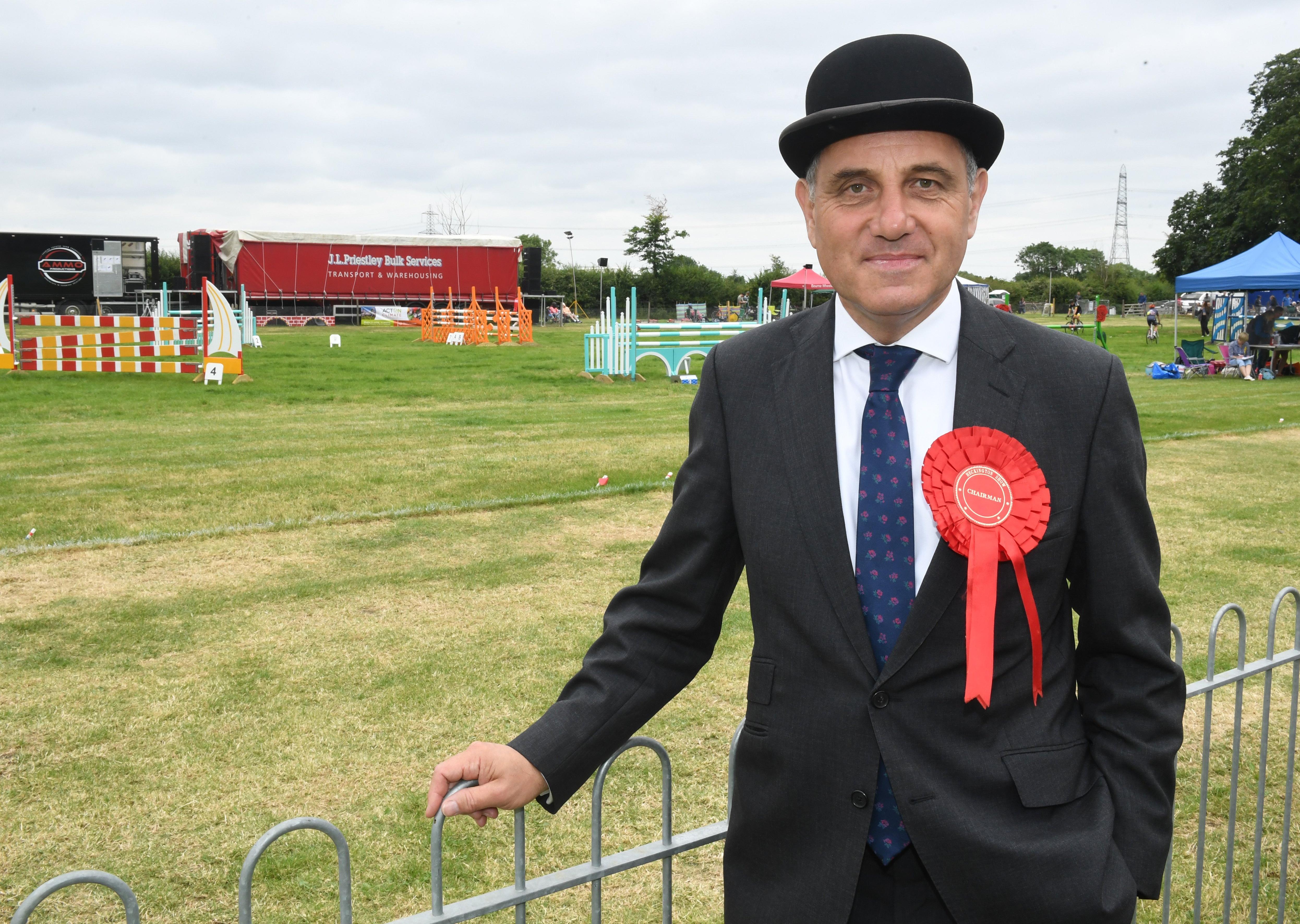 Heckington Show chairman Charles Pinchbeck. EMN-210726-121839001