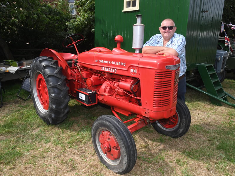 Richard Pick of Tattershall Bridge with his 1943 McCarmick tractor EMN-210726-122221001