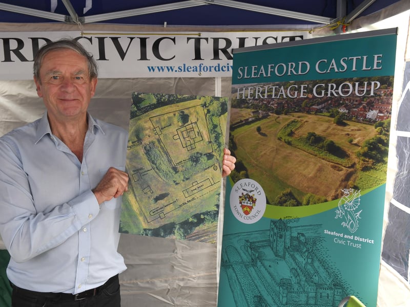 Garry Titmus, chairman of Sleaford Castle Heritage Group EMN-210726-121938001