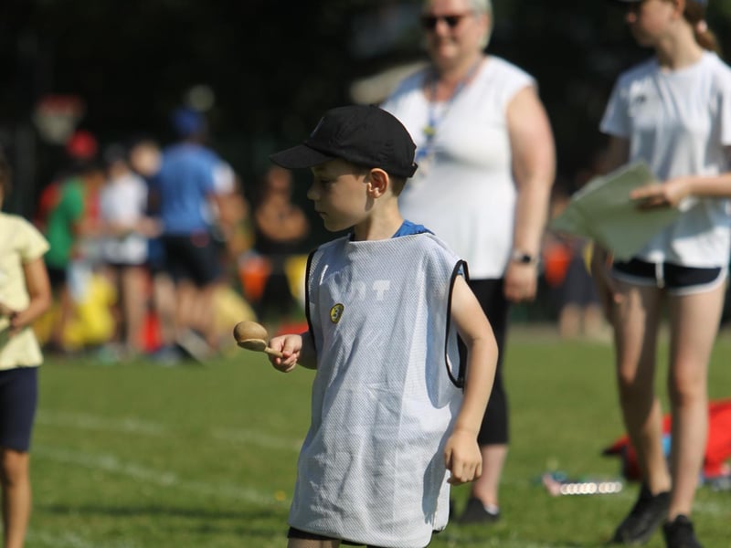 The egg and spoon race