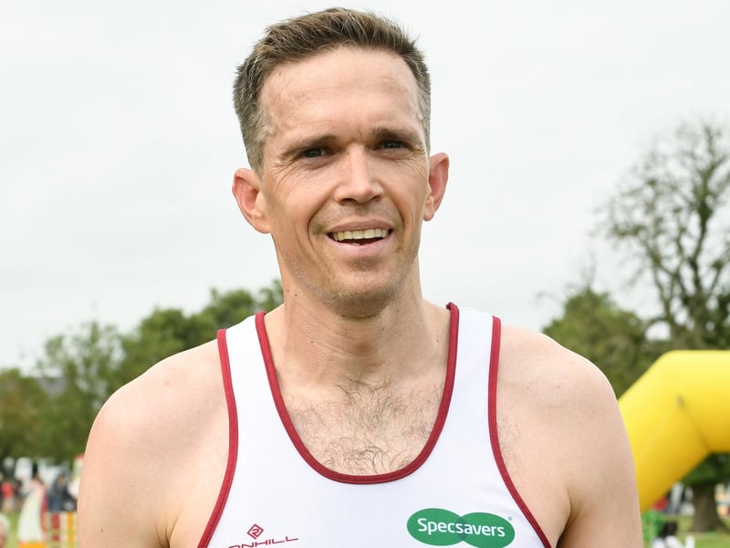 Heckington Show 10 mile road race. 2nd runner to finish EMN-210726-122308001