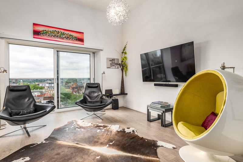 Check out the view from this penthouse in Peterborough city centre