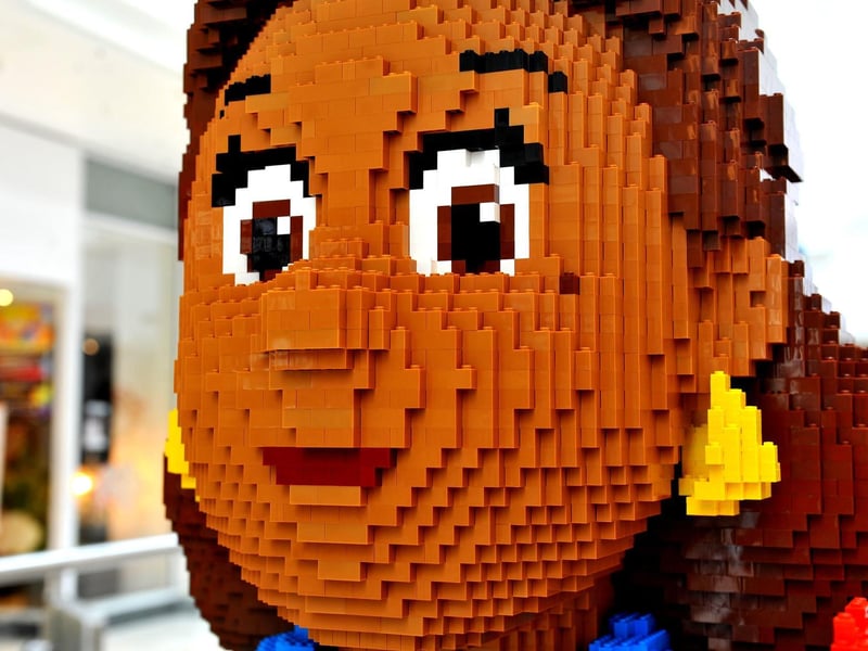 One of the 21 brick models