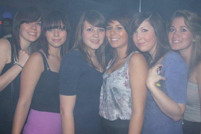 Enjoying a night out in 2009