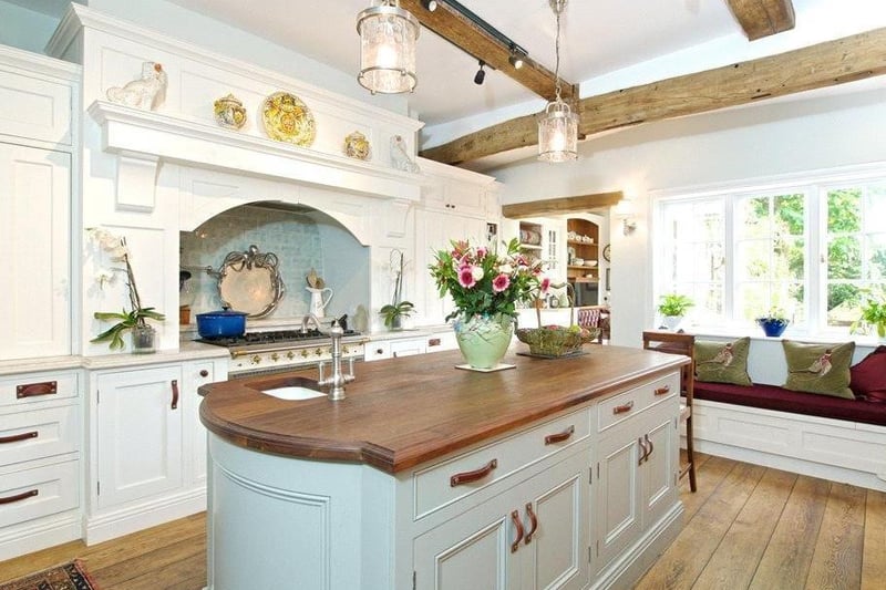 This "chef's dream kitchen" has been lovingly restored