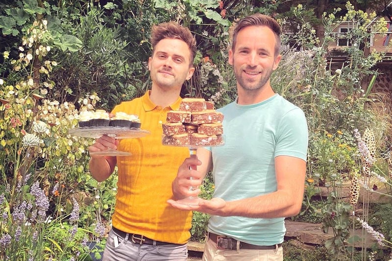 Adam and Dan opened their garden in Rugby Road, Brighton