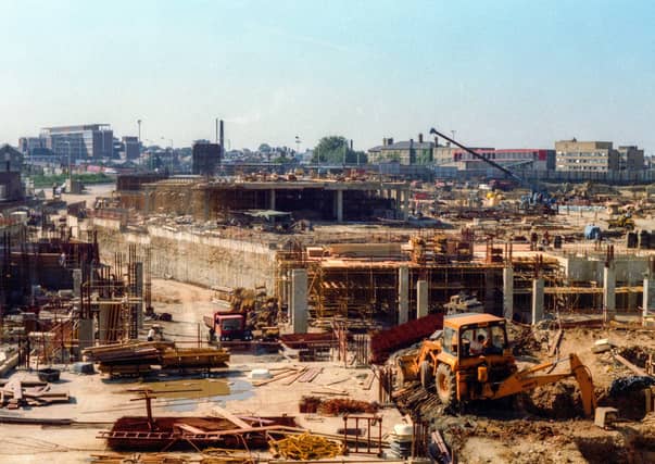 Chris Porsz took this image of Queensgate underconstruction.