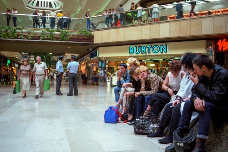 Do you recognise any of the youngsters sitting in Queensgate?