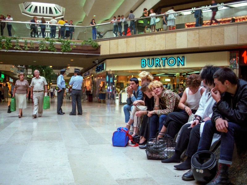 Do you recognise any of the youngsters sitting in Queensgate?