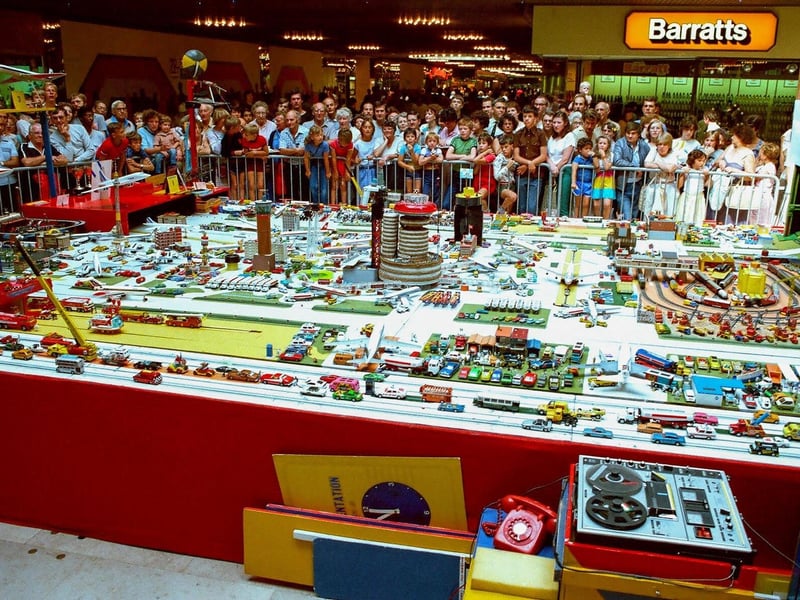 Can you give Chris any information about the huge model outside Barratts in Queensgate?