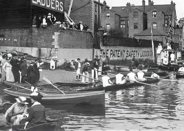 The Peterborough  regatta in 1914. 
Pic courtesy www.peterboroughimages.co.uk