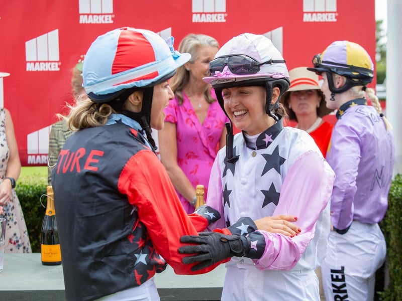 The Magnolia Cup ladies' charity race started the day in style / Pictures: Habibur Rahman