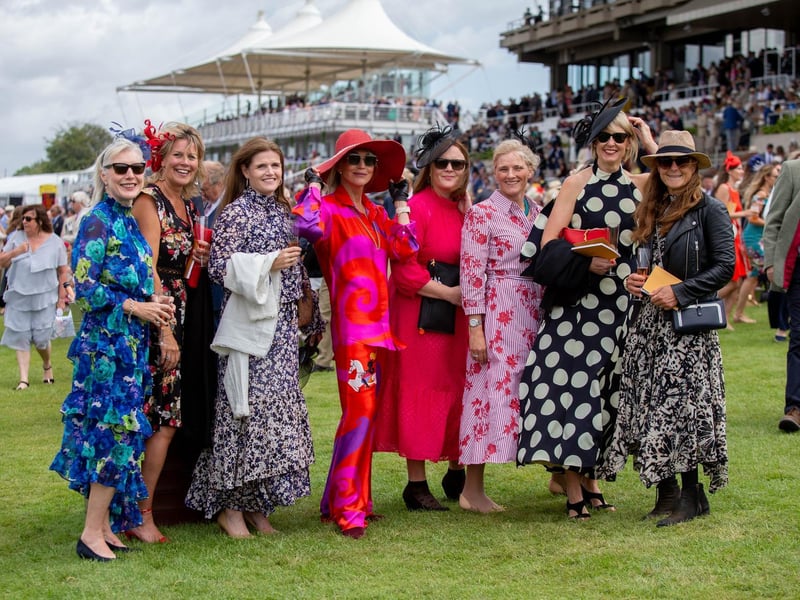 Ladies and guests enjoy one of the big days of the sporting summer, Ladies' Day at Glorious Goodwood / Pictures: Habibur Rahman