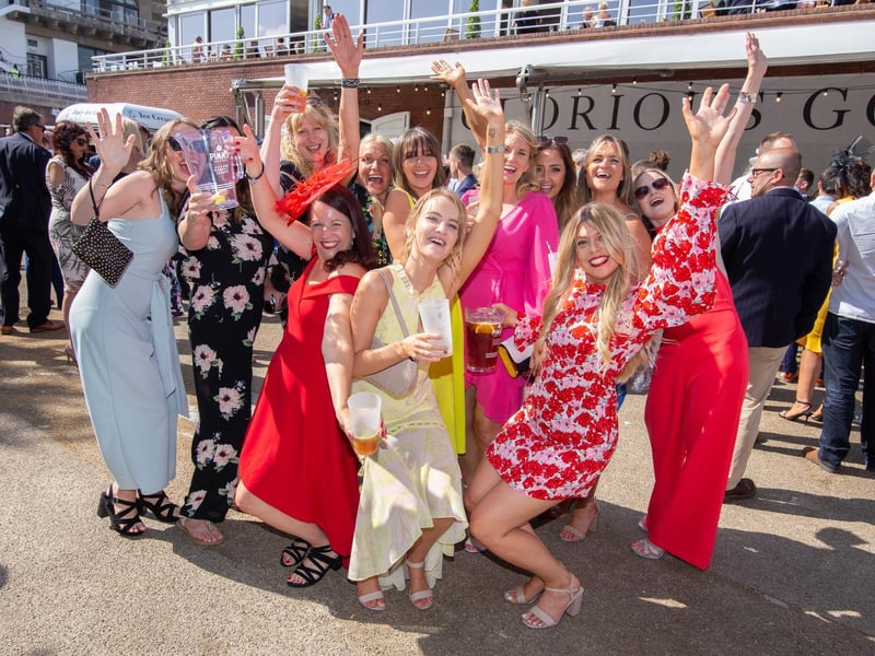Ladies and guests enjoy one of the big days of the sporting summer, Ladies' Day at Glorious Goodwood / Pictures: Habibur Rahman