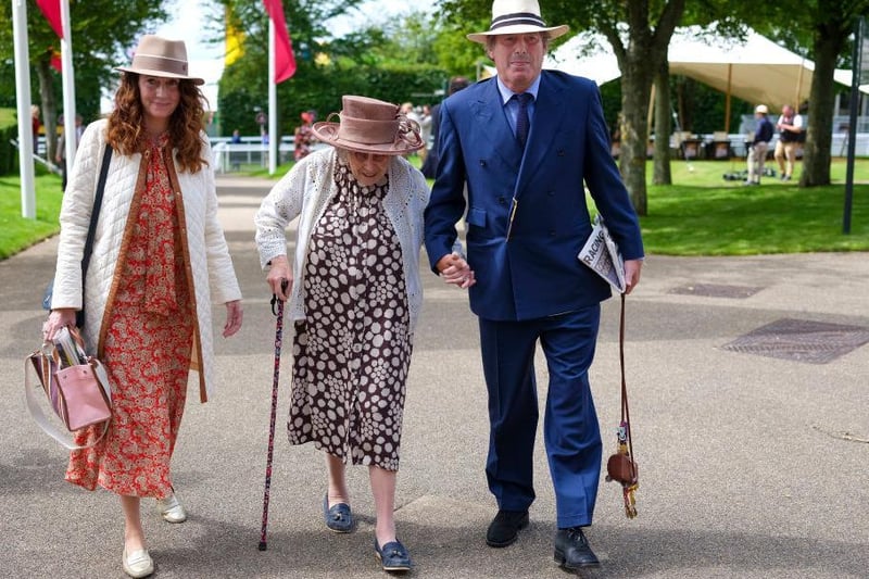 Rebekah and Charlie Brooks arrive at Ladies' Day / Picture: Alan Crowhurst, Getty