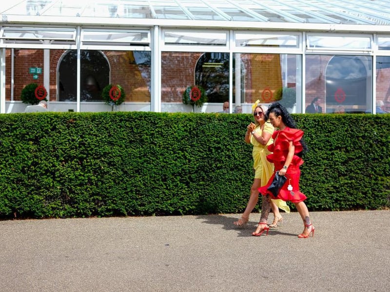 Ladies' Day arrivals at Goodwood / Picture: Alan Crowhurst, Getty