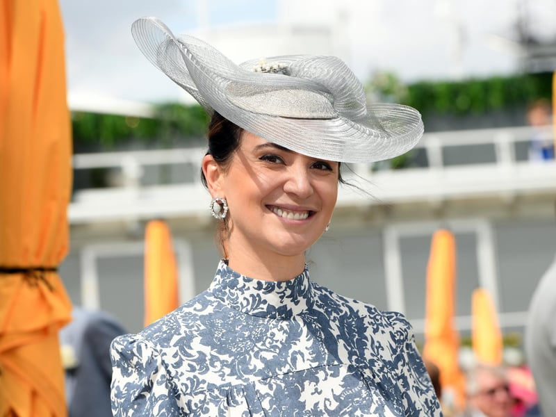 Some stunning outfits were on show - this one worn by Lavinia Lewis from West Sussex  / Picture: Malcolm Wells
