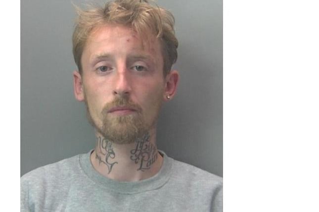 Kieran Graham (28) of Potters Way, Peterborough, was jailed for 18 months after admitting two counts of assaulting an emergency worker by beating and breach of a suspended sentence