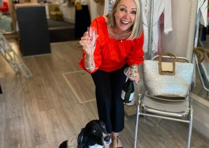 Joanna Dennis of JoJo Boutique in Cuckfield, which won Best Women's Fasion Store.