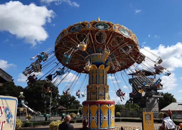 Brad Barnes and family enjoyed a day out at Wicksteed Park