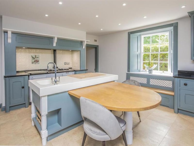 This stunning 16th century former rectory with modern interior is on the market for 1,250,000. 
Listed by Oscar James, marketed by Rightmove.