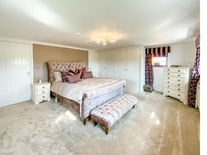 The master bedroom.