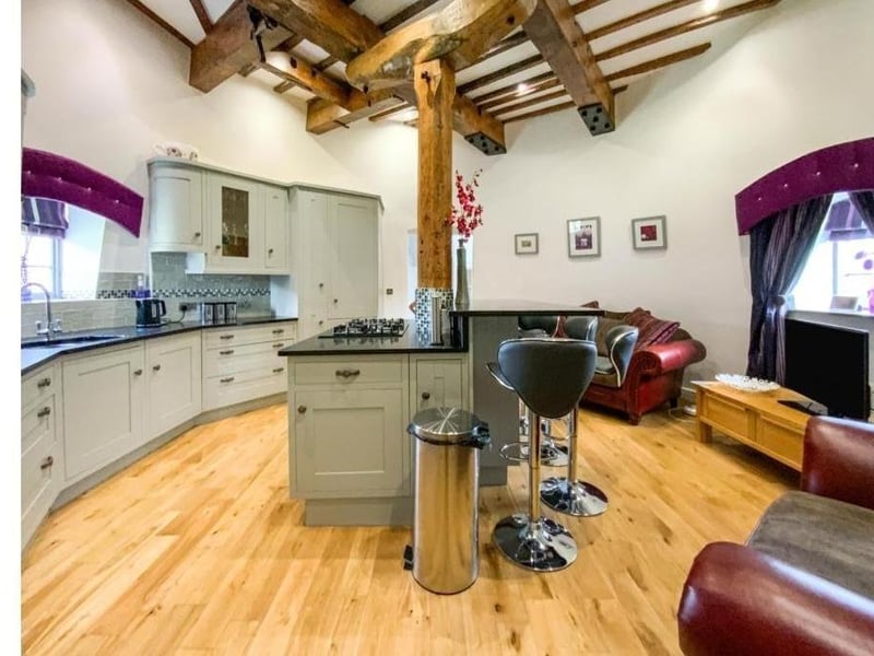 Another angle of the kitchen.