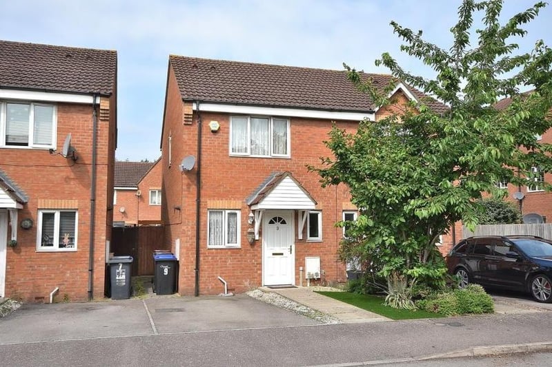 This two-bed, semi-detached home has two bathrooms and has a modern interior. It is also a short walk from the town centre and the train station. 
On the market for: 230,000 with Edward Knight Estate Agents.