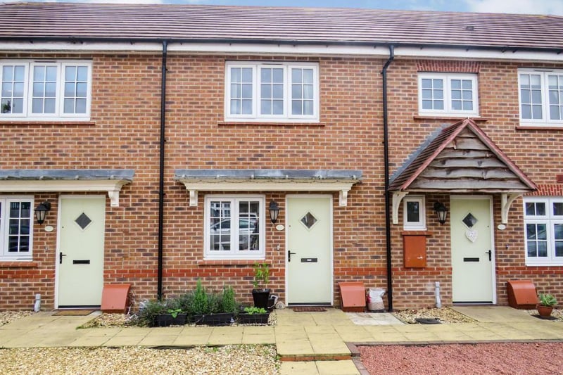 This contemporary and relatively new house has two bedrooms.
The mid-terrace home also has a south facing, low maintenance garden.
On the market for: £225,000 with Connells.