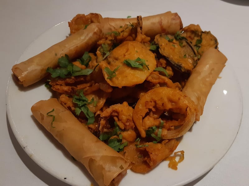 Brad Barnes dines at The Bombay Brasserie in Broadway, Peterborough