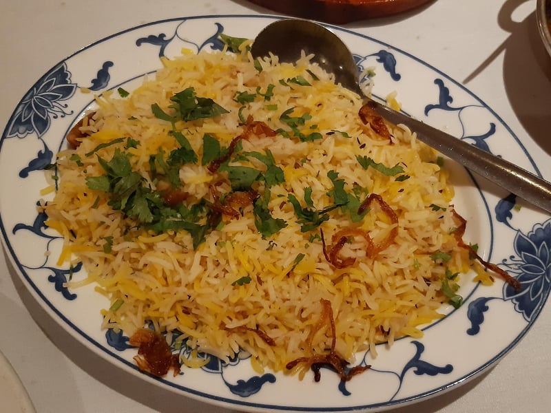 Brad Barnes dines at The Bombay Brasserie in Broadway, Peterborough