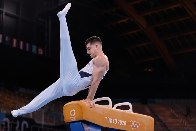 Max Whitlock scored 15.583 after his excellent routine