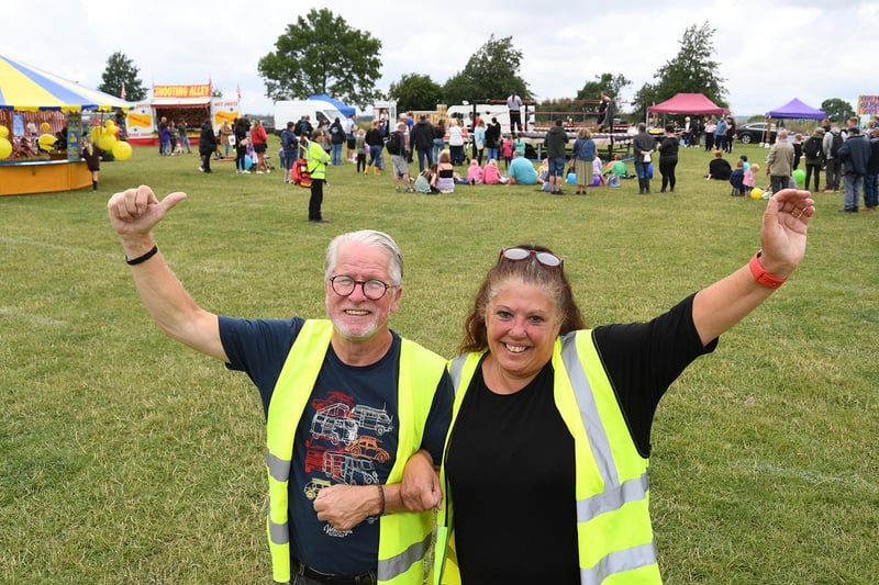 Summer Fayre organisers John and Juliette Maher at the Market Harborough Showground.