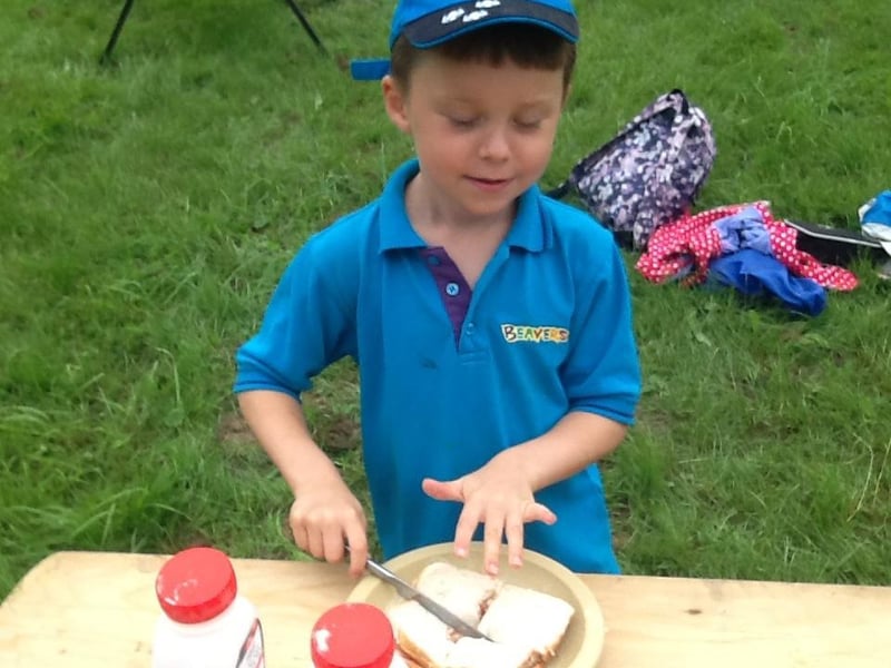 Making a spot of lunch