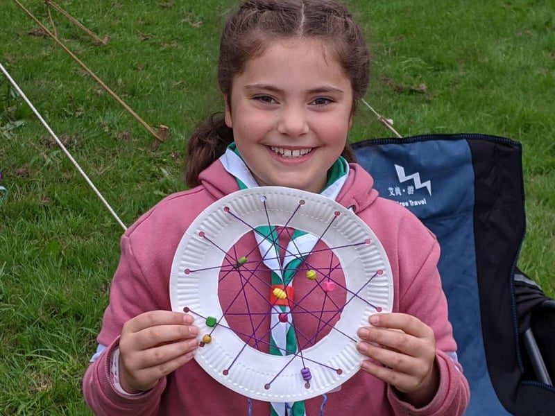 Making a dreamcatcher